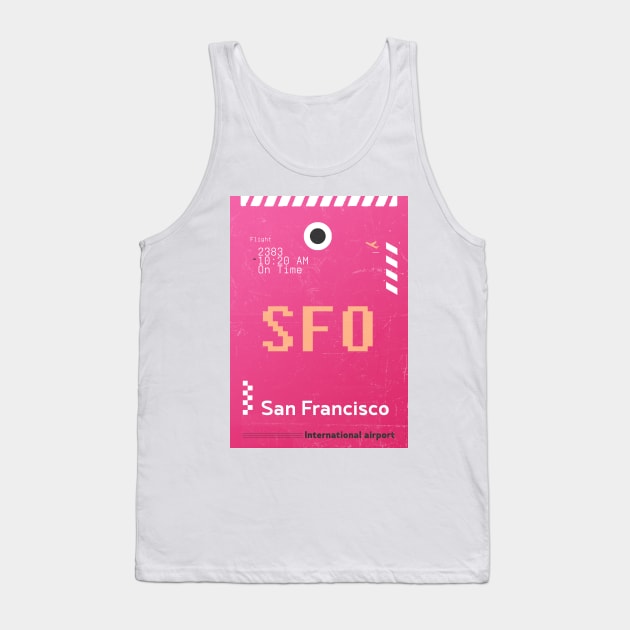 SFO San Francisco design Tank Top by Woohoo